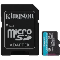 Karty pamięci - Kingston Canvas Go! Plus 64GB (SDCG3/64GB) - miniaturka - grafika 1