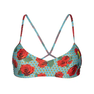 Damska Góra stroju kąpielowego ARENA BANDEAU LIVE 002816/800 – Wielokolorowy - Stroje kąpielowe - miniaturka - grafika 1