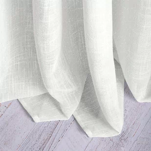 Firana 140 x 270 Dekoracyjna Frost Taśma Biały - Firany - miniaturka - grafika 3