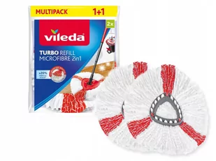 Wkład do mopa obrotowego Vileda TURBO 2w1 2szt. - Miotły, szufle, mopy - miniaturka - grafika 1