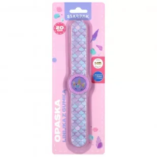 Opaska na rękę Linijka z gumką Girl STARPAK 549175 - Przybory szkolne - miniaturka - grafika 1