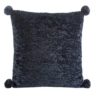 Pozostałe akcesoria świąteczne - Poszewka na poduszkę świąteczna Puffy granatowa 45 x 45 cm - miniaturka - grafika 1