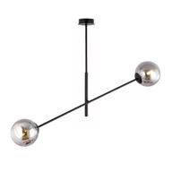 Lampy sufitowe - Emibig LINEAR 2 BLACK/GRAFIT 1167/2 lampa sufitowa żyrandol nowoczesny klosze 1167/2 - miniaturka - grafika 1