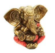 Figurki dekoracyjne - GANESHA GANESH ORIENTALNA FIGURKA INDONEZJA 11CM - miniaturka - grafika 1