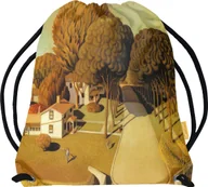Torby szkolne - Worek The Birthplace of Herbert Hoover Grant Wood-Standard - miniaturka - grafika 1