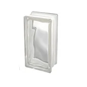 Cegły, pustaki, bloki - SEVES GLASSBLOCK Pustak Luksfer połówka bezbarwny Chmura 1909W - miniaturka - grafika 1