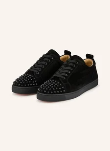 Christian Louboutin Sneakersy Louis Junior Spikes schwarz - Moda i Uroda OUTLET - miniaturka - grafika 1