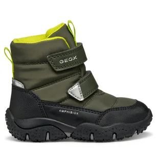 Śniegowce Geox B Baltic B Abx B4620B 0FU50 C3X3S M Khaki - Buty dla chłopców - miniaturka - grafika 1
