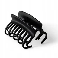 Ozdoby do włosów - Klamra do włosów Szczęka Spinka podwójne zęby Czarna mocna - miniaturka - grafika 1