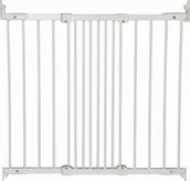 Zabezpieczenia dla dzieci - Baby Dan, FlexiFit, Bramka ochronna, metalowa, Biała - miniaturka - grafika 1