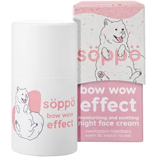 Soppo Bow Wow Effect, nawilżająco-łagodzący krem do twarzy na noc, 50ml - Kremy do twarzy - miniaturka - grafika 1