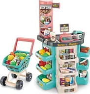 Zabawy w naśladowanie dorosłych - Mega Creative SUPERMARK B/O AKC 55X46X19 MC WOZEK PUD 6 - miniaturka - grafika 1