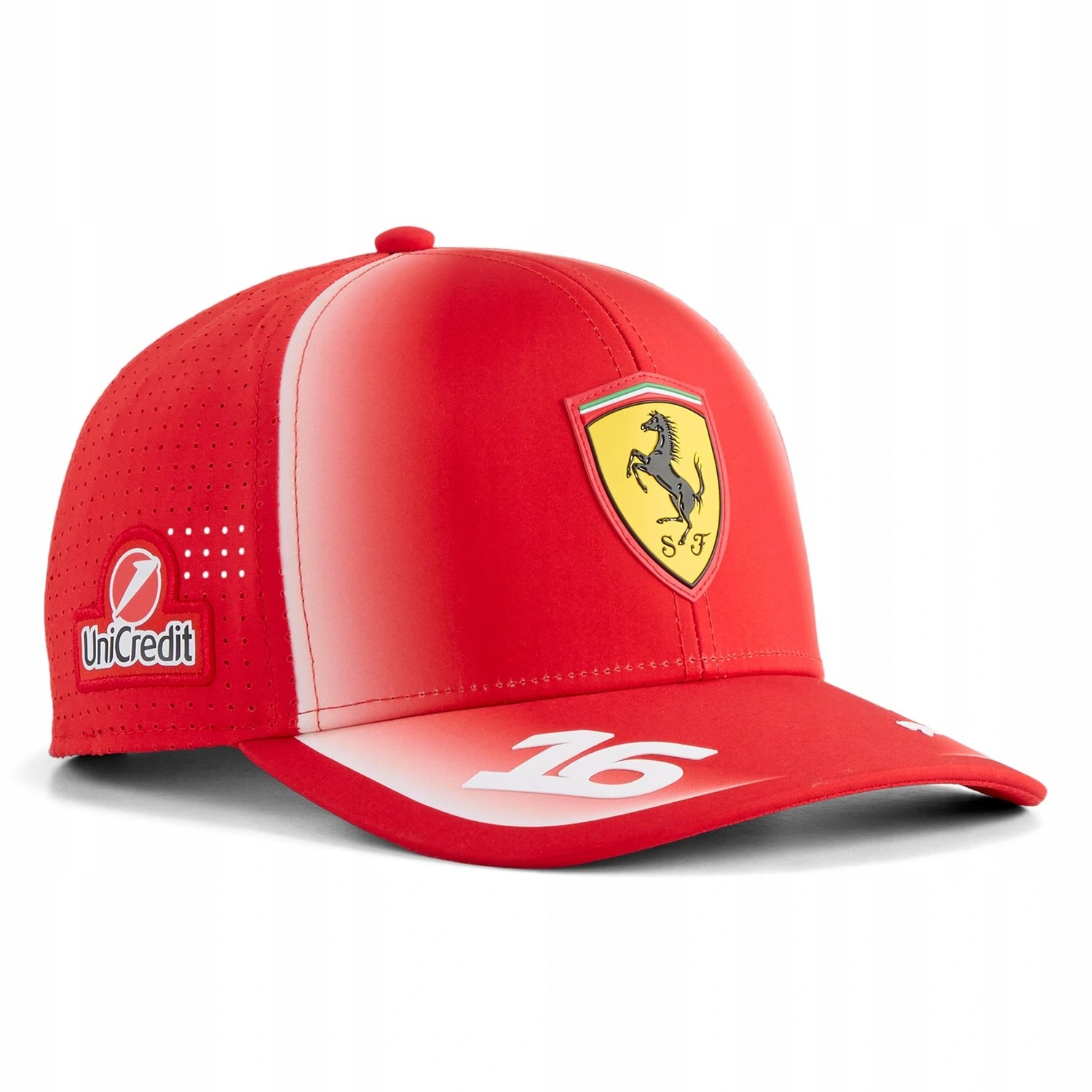 Czapka dziecięca Scuderia Ferrari F1 2026 Charles Leclerc Czerwona