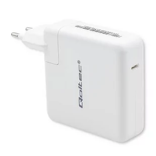 Qoltec Ładowarka sieciowa FAST 96W | 5-20V | 3-4.7A | USB C PD | Biała - Ładowarki do telefonów - miniaturka - grafika 1