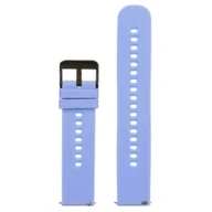 Paski - Pasek gumowy do zegarka U27 - jasnofioletowy/czarny - 20mm - miniaturka - grafika 1
