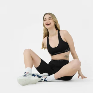 Biustonosz treningowy CALVIN KLEIN WOMEN 00GWS3K122 - czarny - Calvin Klein - Bielizna sportowa damska - miniaturka - grafika 1