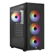 Obudowy komputerowe - Aerocool Designer ARGB czarna Designer-G-BK-v2 - miniaturka - grafika 1
