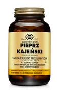 Odchudzanie i oczyszczanie - Solgar Pieprz Kajeński, suplement diety, 100 kapsułek - miniaturka - grafika 1