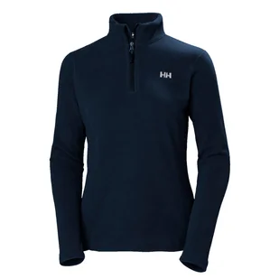 Helly Hansen Daybreaker 1/2 zip, bluza polarowa, damska, granatowy - Bluzy sportowe damskie - miniaturka - grafika 1