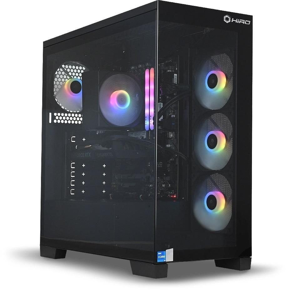 Komputer HIRO Aurora AMD Ryzen 7 9700X, RTX 5060 8GB, 32GB RAM, 1TB SSD, WIFI, W11H ZKG-R7X5060-B01
