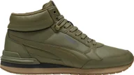Buty sportowe męskie - Buty Puma ST Runner v4 Mid khaki 402893 06 44 - miniaturka - grafika 1
