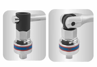 KING TONY ADAPTER GRZECHOTKA 1/2" NA POKRĘTŁA 1/2" - Klucze i nasadki - miniaturka - grafika 1