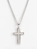 Spinki do mankietów i krawatów - U.S. Polo Assn. Naszyjnik z zawieszką - dł. 50 cm - miniaturka - grafika 1