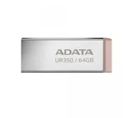 Pendrive - Adata UR350 64GB USB 3.2 Srebrno-brązowy - miniaturka - grafika 1