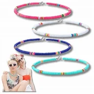 Biżuteria dla dzieci - Kolorowy Naszyjnik Boho Z Koralikami Lekki Zestaw 4 Szt - miniaturka - grafika 1