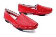Półbuty damskie - ARTIKER RELAKS 50C1644 czerwony, półbuty damskie - Artiker Relaks - miniaturka - grafika 1
