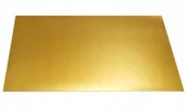 Dodatki do ciast w proszku - Podkład pod tort prostokątny gruby 20x30 złoty podkładka pod tort ciasto - miniaturka - grafika 1