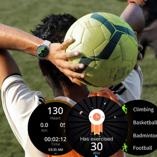 Rubicon  RNCF10 Różowy - Smartwatch - miniaturka - grafika 15