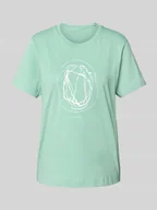 Koszulki i topy damskie - T-shirt o kroju regular fit z czystej bawełny - miniaturka - grafika 1