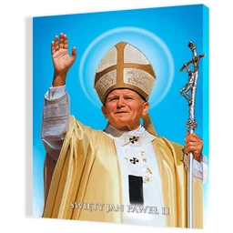 Obraz religijny na płótnie Święty Jan Paweł II - Ikony i obrazy sakralne - miniaturka - grafika 1