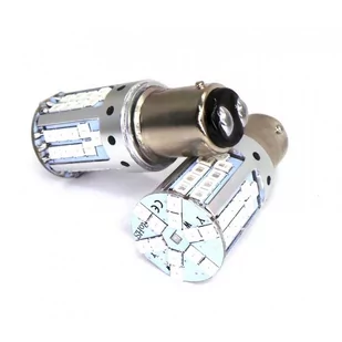 P21/5W Żarówka Led Bay15D 12-24V Canbus Pomarańczowa-Czerwona, Dwukolorowa Usa Motoledy - Żarówki samochodowe - miniaturka - grafika 1