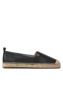 Espadryle damskie - Lauren Ralph Lauren Espadryle Cameryn IV 802905304001 Czarny - miniaturka - grafika 1