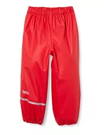 Spodnie i spodenki dla chłopców - CareTec Dziecięce spodnie przeciwdeszczowe (różne kolory), czerwone (Red 402), 110 - miniaturka - grafika 1