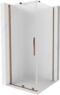 Kabiny prysznicowe - Mexen Velar kabina prysznicowa rozsuwana 120x120 cm, szron, różowe złoto - 871-120-120-31-55 - miniaturka - grafika 1