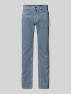Spodnie męskie - Spodnie o kroju slim fit z imitacji sztruksu model ‘Laval’ - miniaturka - grafika 1