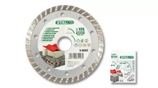 STALCO Tarcza diamentowa turbo 115mm - Tarcze do pił - miniaturka - grafika 1