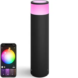 Philips Philips Calla Hule Large Outdoor Pedestal Black 17437/30/P7 - Systemy inteligentnych domów - miniaturka - grafika 1