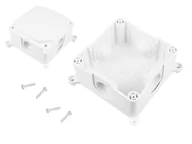 Inne akcesoria elektryczne - Plast-Rol Puszka natynkowa PK-2 103x103x60 IP44 PK-2/P - miniaturka - grafika 1