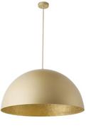 Lampy sufitowe - Sigma złota lampa wisząca SFERA gold 35cm 32292 półokrągła lampa sufitowa złoty środek do jadalni nad stół 32292 - miniaturka - grafika 1