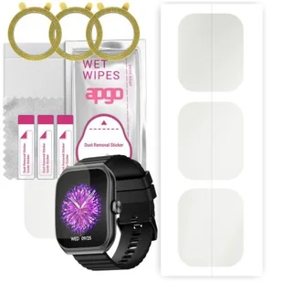 3x folia ochronna hydrożelowa MATOWA do Noise Hexa ArcView - apgo Smartwatch Hydrogel MATTE Protection Ochrona na ekran smartwatcha - Akcesoria do smartwatchy - miniaturka - grafika 1