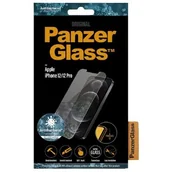 Szkła hartowane na telefon - PanzerGlass Szkło hartowane antybakteryjne Standard Fit iPhone 12 / 12 Pro, przezroczyste 5711724027086 - miniaturka - grafika 1