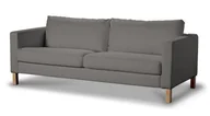 Pokrowce na meble - Dekoria pl pl Pokrowiec na sofę Karlstad rozkładaną szary 224 x 89 x 64 cm Edinburgh 1017-115-81 - miniaturka - grafika 1