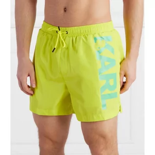 Kąpielówki męskie - Karl Lagerfeld Szorty kąpielowe karl logo short boardshorts | Regular Fit - grafika 1