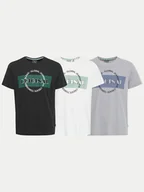 Koszulki męskie - Blend T-Shirt 20717428 Biały Regular Fit - miniaturka - grafika 1