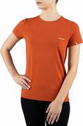 Koszulki sportowe damskie - Koszulka damska bambusowa Viking Harvi T-Shirt 5400 pomarańczowy - miniaturka - grafika 1
