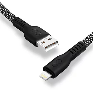 Kabel USBA-Lightning eXc IMMORTAL,0.9m,czarny - Kable USB - miniaturka - grafika 1